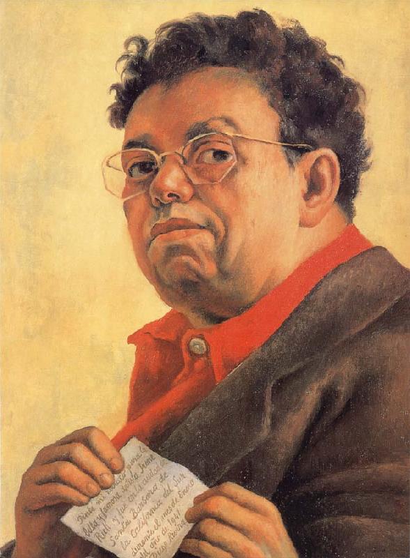 Diego Rivera Self-Portrait oil painting image
